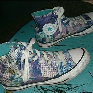 SALE Converse Floral Print Shoes
